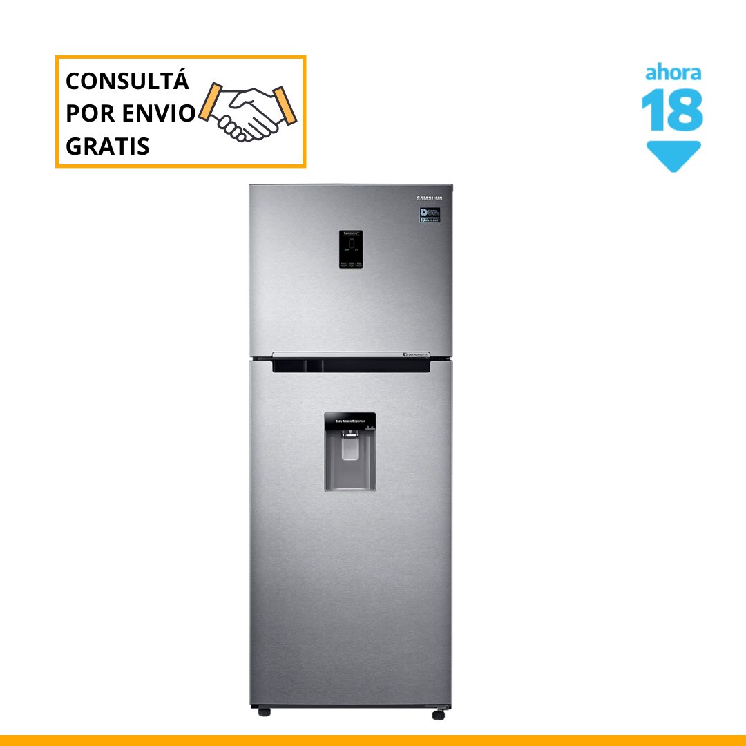 Heladera Samsung 380Lts Dispenser Silver Amyro